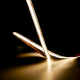 12V/24V 8mm Flexible high density with adhesive COB led strip lights 10M RA90