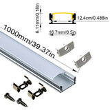 17x7mm LED aluminum profile channel with PC diffuser