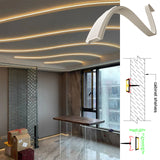 17X4mm Bendable aluminium led strip light channel profile for kitchen cabinet