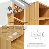 14x7mm Led aluminum channel holder bar for cabinet closet led strip light