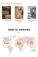 1m 1pack white color embedded hidden invisible LED aluminum profile is suitable for ceiling, anchor line and corner line