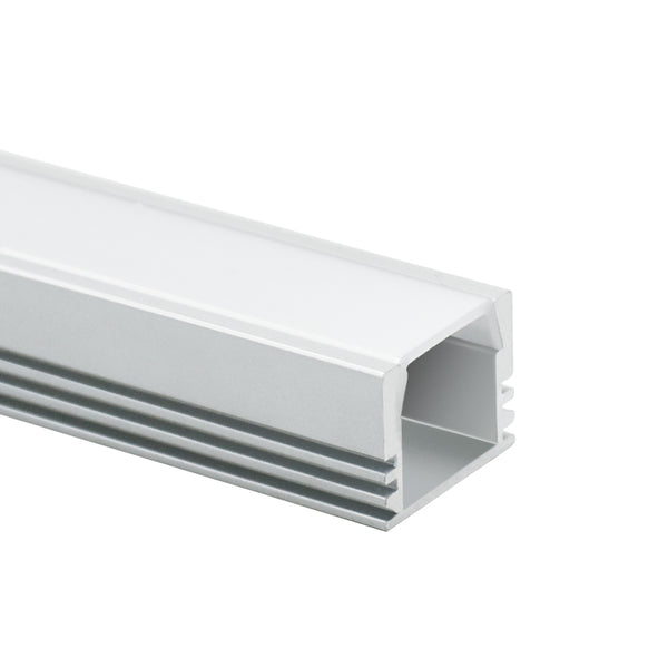 16x12mm (5pack) 1m/3.3ft U shape led aluminum strip with spots free pc cover for Surface mounted led liner light