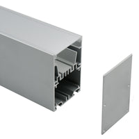 50x75mm (2pack) 1m/3.3ft Customized 50mm wide led extruded aluminum profile for led linear light