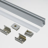 10x13mm (5pack) 1m/3.3ft Led aluminum profile for led strip lights installed on cabinet or cupboard