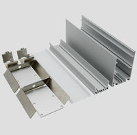 50x75mm (2pack) 1m/3.3ft Customized 50mm wide led extruded aluminum profile for led linear light