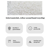 1m 1pack white color embedded hidden invisible LED aluminum profile is suitable for ceiling, anchor line and corner line