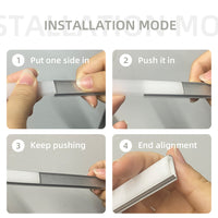 17x4mm (5pack) 1m/3.3ft Flexible aluminum profile  arc bended led aluminum profile for led strip light
