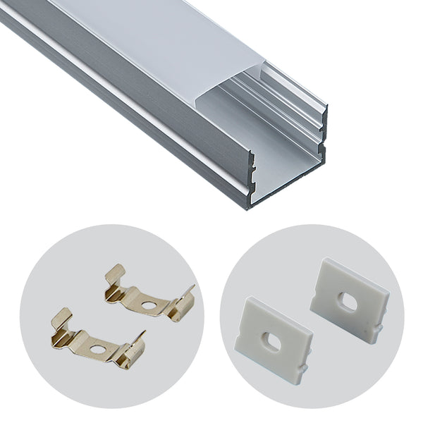 20x15mm (5pack) 1m/3.3ft Aluminum profile for led grow plant lights