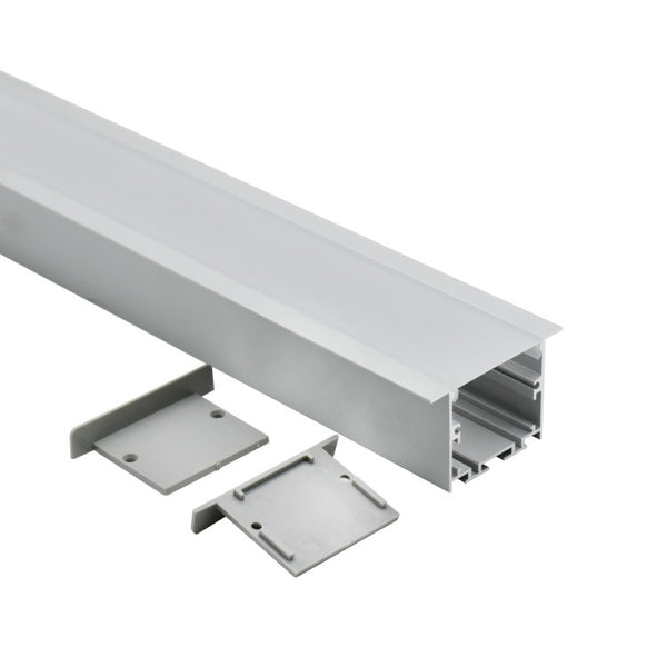 50x35(A)mm (5pack) 1m/3.3ft Square shape aluminum profile with flange for led linear light