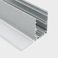50x75mm (2pack) 1m/3.3ft Customized 50mm wide led extruded aluminum profile for led linear light