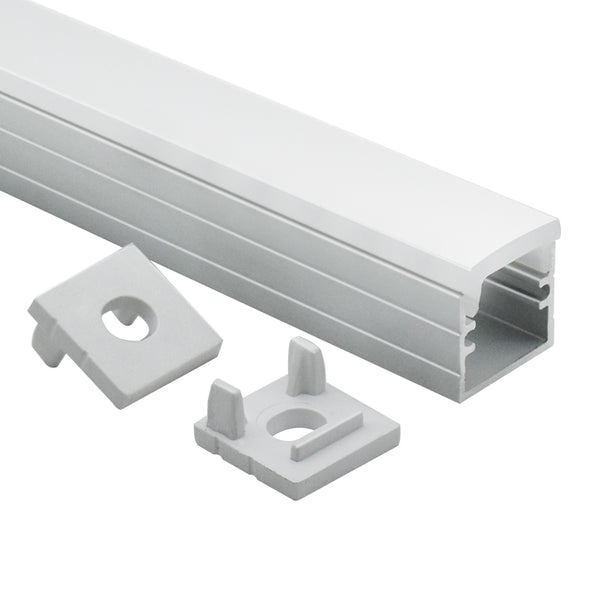 12x12mm (5pack) 1m/3.3ft Led profile led aluminum corner channel with diffuser pc cover