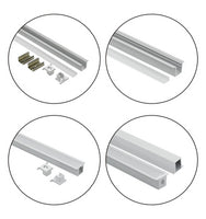 8x9(A)mm (5pack) 1m/3.3ft Flush accessory aluminum profile for exquisite led kitchen cabinets and living room light