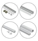 8x9(A)mm (5pack) 1m/3.3ft Flush accessory aluminum profile for exquisite led kitchen cabinets and living room light