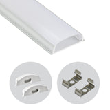 17x4mm (5pack) 1m/3.3ft Flexible aluminum profile  arc bended led aluminum profile for led strip light