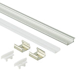 17x7(A)mm (5pack) 1m/3.3ft Connectable slim led linear light aluminum profile customized black color by send message