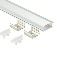 17x7(A)mm (5pack) 1m/3.3ft Connectable slim led linear light aluminum profile customized black color by send message