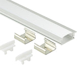 17x7(A)mm (5pack) 1m/3.3ft Connectable slim led linear light aluminum profile customized black color by send message