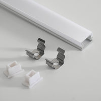 12x6mm (5pack) 1m/3.3ft Square shape slim aluminum channel profile for led strip light
