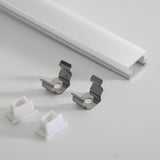 12x6mm (5pack) 1m/3.3ft Square shape slim aluminum channel profile for led strip light