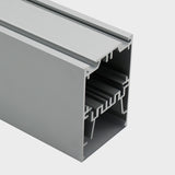 50x75mm (2pack) 1m/3.3ft Customized 50mm wide led extruded aluminum profile for led linear light