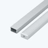 12x7mm (5pack) 1m/3.3ft Surface glass mounting led light aluminum profile for led strips light