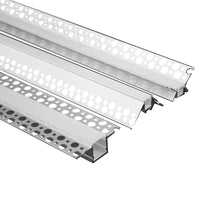 1m 1pack white color embedded hidden invisible LED aluminum profile is suitable for ceiling, anchor line and corner line