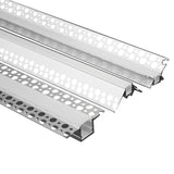 1m 1pack white color embedded hidden invisible LED aluminum profile is suitable for ceiling, anchor line and corner line