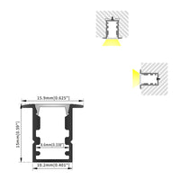 10x15(A)mm (5pack) 1m/3.3ft Led high bay light housing for cabinet kitchen light