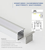 35x35(A)mm (5pack) 1m/3.3ft Recessed in or pendant hanging led extrusion aluminum profile for led strip lights