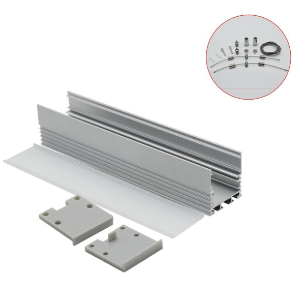 30x30mm (5pack) 1m/3.3ft Ceiling wall led aluminum channel for led strip lighting