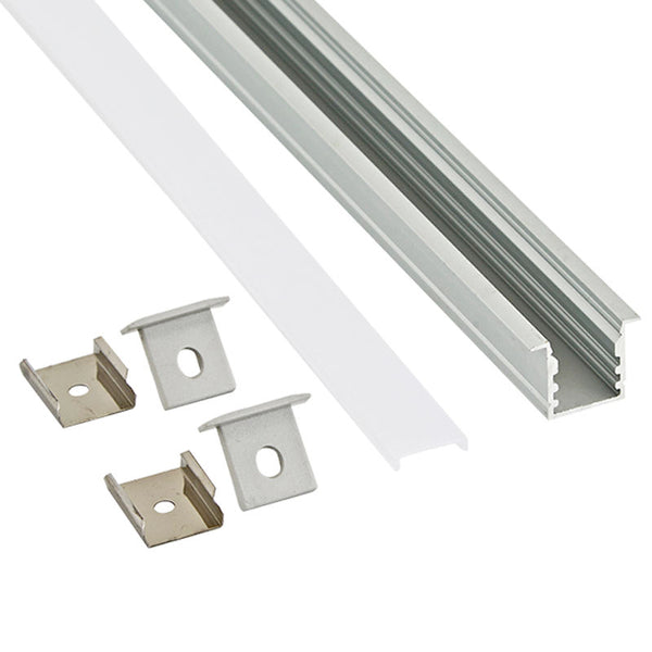 14x15(A)mm (5pack) 1m/3.3ft Hot sale led strip aluminum profile for led strip light embed