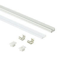 12x6mm (5pack) 1m/3.3ft Square shape slim aluminum channel profile for led strip light